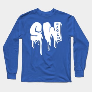 White SW logo Long Sleeve T-Shirt